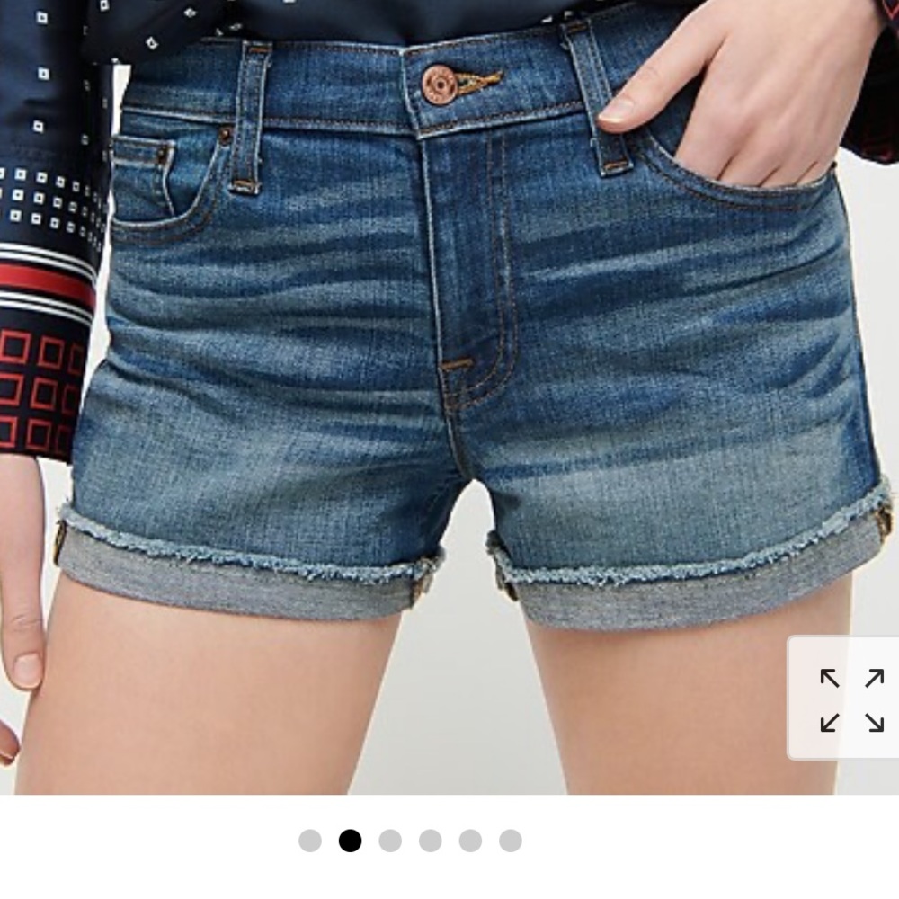 Jcrew denim shorts size 28 in indigo